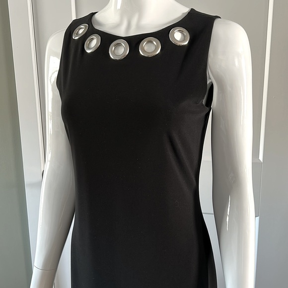 Joseph Ribkoff Grommet Sheath Dress - Picture 2 of 9